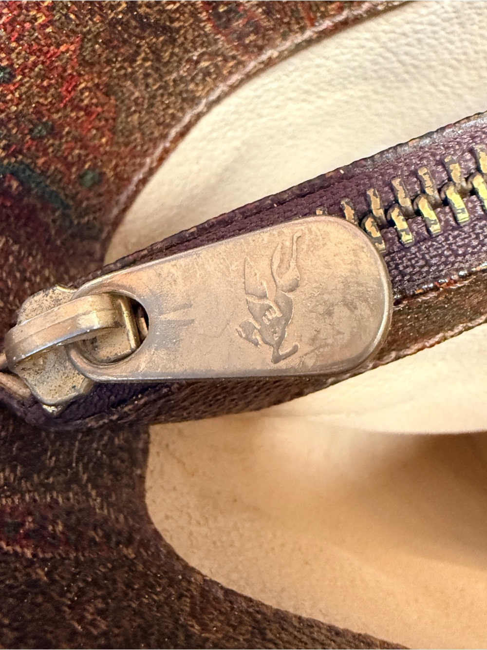 Etro Milano Paisley Bucket Tote with Tortoise Lucite Handles - Picture 11 of 16